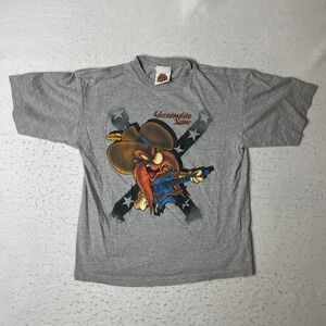 Looney Tunes T Shirt XL Gray Yosemite Sam Vintage 1998 Graphic Cotton